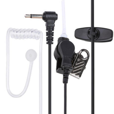 

35mm Mono Jack Listen Only Transparent Acoustic Tube Earpiece Earphone