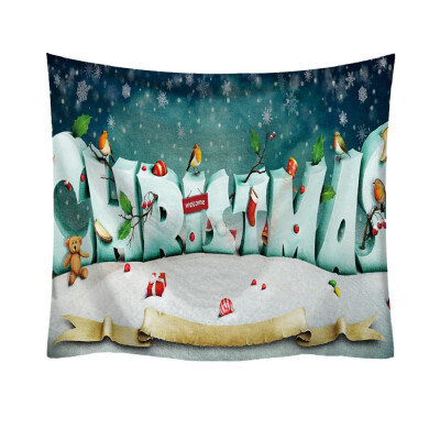 

Tailored Christmas Fashion Tapestry Cartoon Pattern Style Decorative Tapestry Home Decor