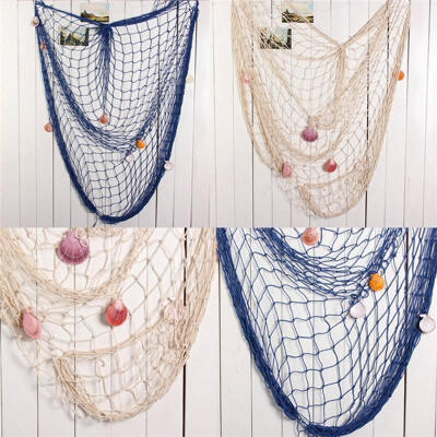 

Decorative Nautical Fishing Balloon Net Beach Scene Party Decoration Netting New