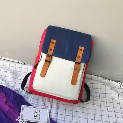 

Tailored Fashion Women Oxford Belt Buckle Backpack Large Capacity Bags Package Shoulder Bag