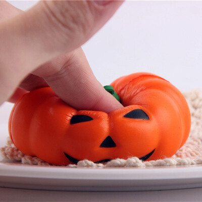 

〖Follure〗Halloween Soft Pumpkin Cartoon Squishy Slow Rising Squeeze Toy Phone Straps