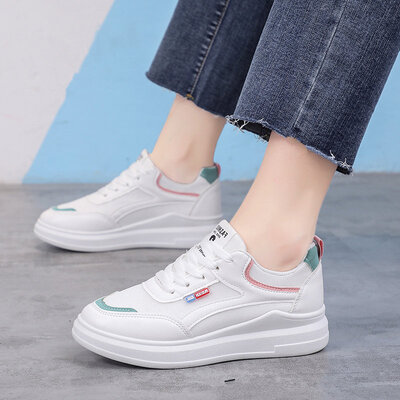 

Small White Shoes Female Summer&Autumn Blockbuster Summer Female Shoes Flat Bottom Student Board Shoes Foreign Style