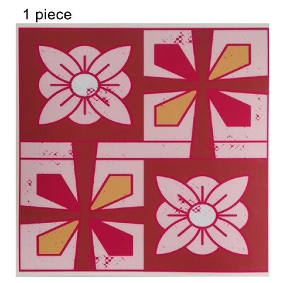 

1PC Self Adhesive Retro Tile Stickers Waterproof PVC Removable Wall Stickers Decals for Kitchen Bathroom Home Tidy Protection