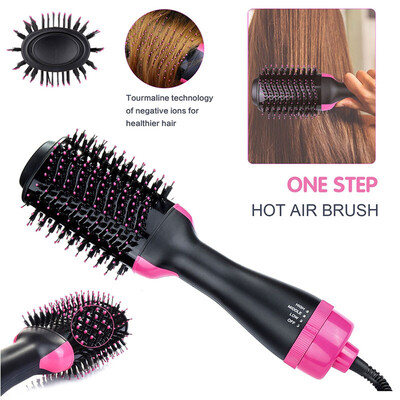 

3in 1 Pro Collection Salon One-Step Hair Dryer&Volumizer Oval Hair Brush Design