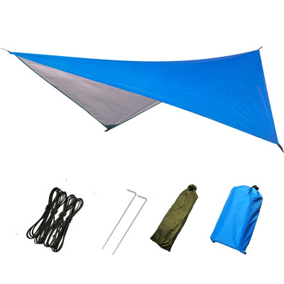 

Portable Outdoor Garden Hammock Tents Waterproof Beach Picnic Pad Summer Sunshade 290290cm Large Light Awning Hamak For 2-3 Peopl
