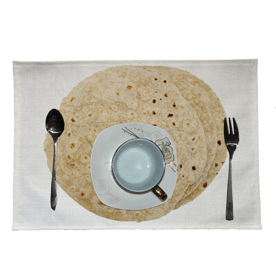 

Toponeto Creative Mexican Burrito Placemat Home Kitchen Restaurant Bar Placemat