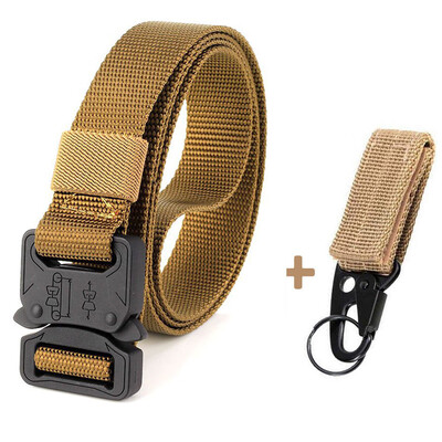

Military Canvas Belt Men Tactical Designer 25CM Width Army Belts For Jeans Pants Nylon Belt Black Metal Buckle Thin Waist Belt
