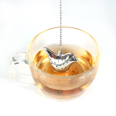 

Stainless Steel Loose Tea Leaf Infuser Ball Strainer Filter Diffuser Herbal Spice Bird ChainTea Strainer