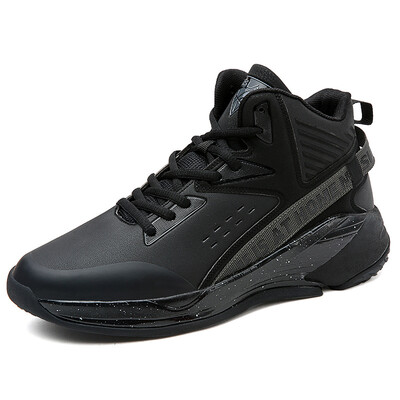 

Mens shoes high basketball shoes boots non-slip shock absorption wear sports shoes