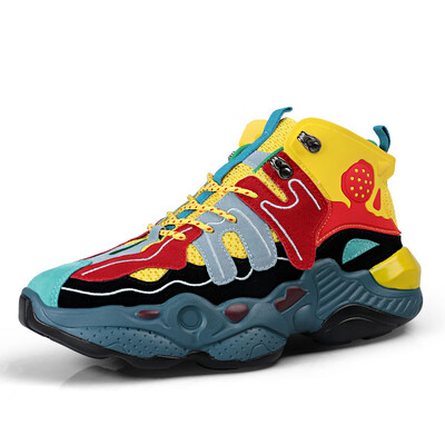

Mens shoes high basketball shoes increase the jumping basketball shoes men Gaobang help boots