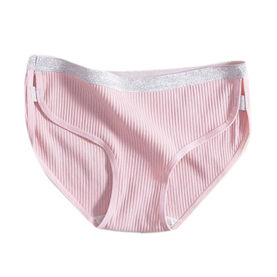 

Toponeto Autumn Mid-Rise Cotton Solid Color Padded Seamless Trendy Underwear Panties