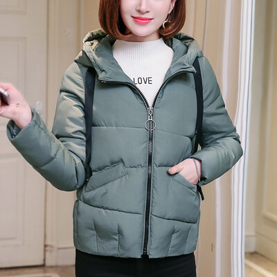

Toponeto Fashion Women Winter Warm Cotton Hooded Winter Jacket Long-Sleeved Coat