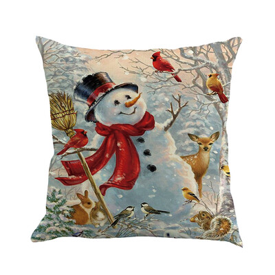 

〖Follure〗Christmas Pillow Cover Pillowcases Decorative Sofa Cushion Cover 45x45cm