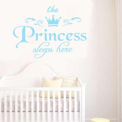 

Toponeto The Princess Decal Living Room Bedroom Vinyl Carving Wall Decal Sticker