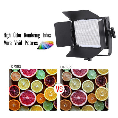

Andoer Adjustable Brightness 1040pcs LED Beads CRI 95 3840LM 3200K-5600K DMX512 Video Studio Photography Light Lamp for Canon Nik