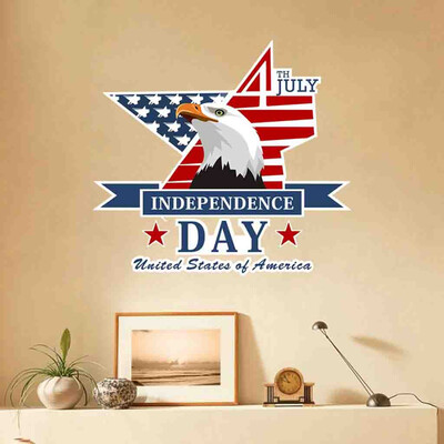 

〖Follure〗Independence Day July 4 Vinyl DIY Wall Sticker Decals Home Decor Bedroom