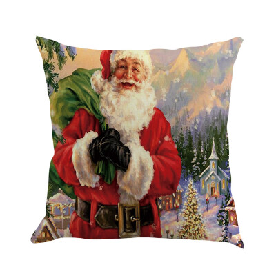 

Tailored Christmas Pillow Cover Pillowcases Decorative Sofa Cushion Cover 45x45cm