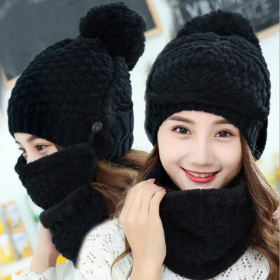 

Hat girl winter warm thickening candy color sweet&lovely knitting wool hat han version joker leisure fashion hat