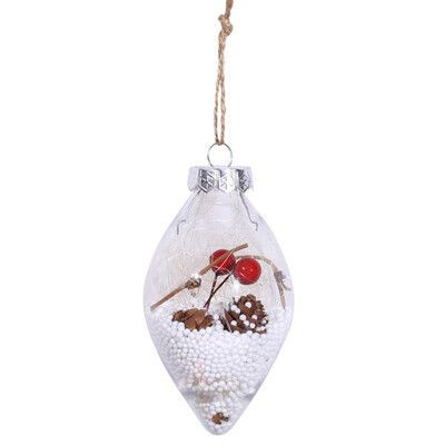 

Led Light Bulb Cute Christmas Tree Hanging Ornaments Holiday Decoration Decor