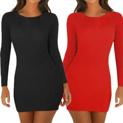 

US Stock Womens Sleeveless Scoop Neck Racerback Tank Bodycon Pencil Midi Dress