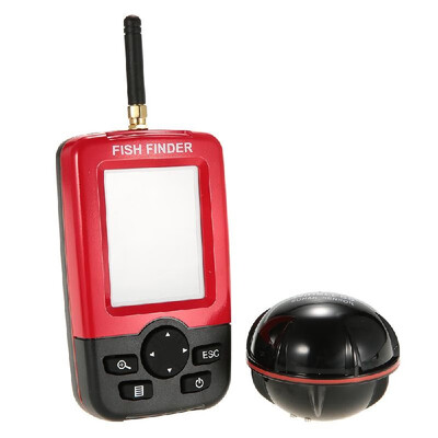 

Lixada Portable Color LCD Fish Finder Wireless Sonar Sensor Transducer Fishfinder Fish Alarm Depth Locator Fishing Equipment with