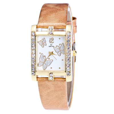 

〖Follure〗Retro Candy Colors Design Leather Band Analog Alloy Quartz Wrist Watch