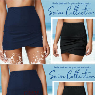 

Womens Swim Bikini Skirt Bottom Beach Wear Plus Size & Regular Short Mini Dress