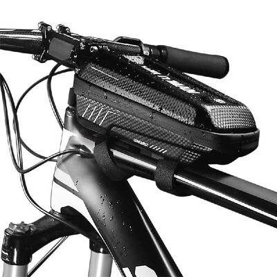 

Bike Frame Bag Rainproof Bike Top Tube Bag Bicycle Bag Cycling Frame Pack with Double Zipper Design
