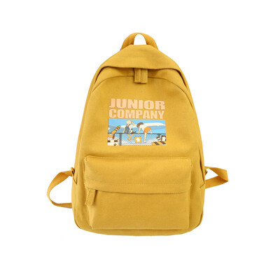 

Japanese version of canvas ancient feeling girl bag female Korean high school ins wind simple college students campus backpack