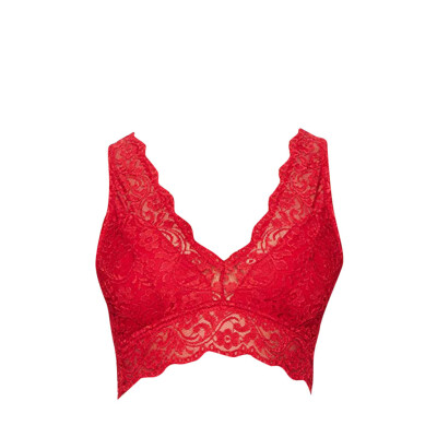 

Toponeto Fashion New Sexy Women Bra Lace Deep V Bralette Wireless Underwear Lingerie