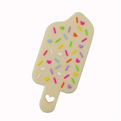 

NO1 Baby New Product Non-toxic BPA Free Toddler Infant Teething Silicone Ice Cream Teether Toys