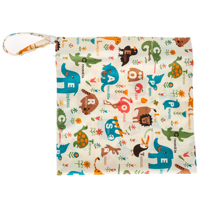 

Reusable Washable Wet Dry Cloth Zipper Waterproof Baby Nappy Diaper Bag