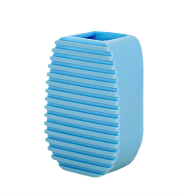 

Gobestart Creative Flexible Hand Scrub Washing Silica Gel Washboard Cleaning Brush Mini