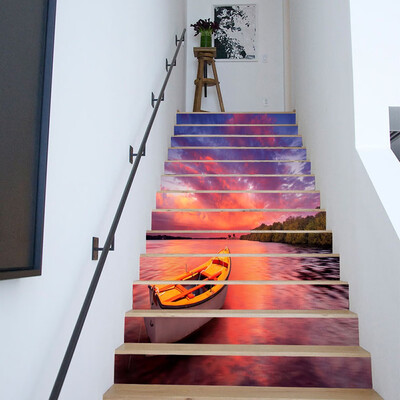 

Toponeto DIY Steps Sticker Removable Stair Sticker Home Decor Ceramic Tiles Patterns