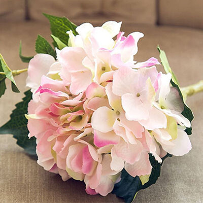 

FUNNYBUNNY Artificial Silk Flowers California Fake Beautiful Hydrangea Bunch Bouquet Flower for Home Wedding Decor Pack