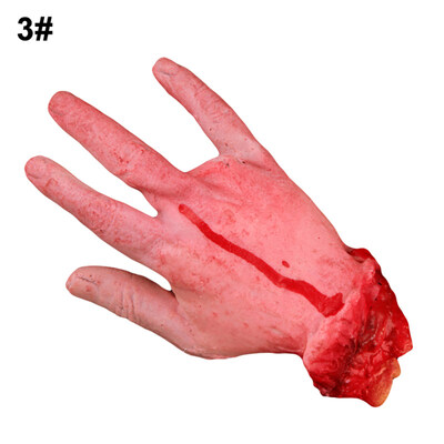 

Scary Bloody Fake Hand Foot Finger Brain Heart Halloween Party Horror Props