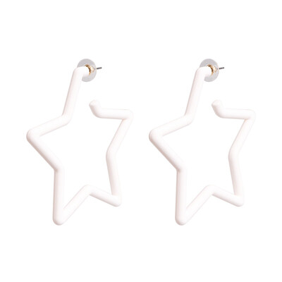

2019 New Arrivals Fashion Heart Shaped Geometric Acrylic Resin Drop Dangle Earrings For Women Trendy Party Jewelry Brincos