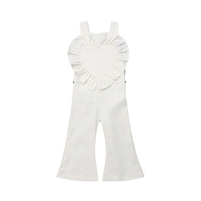 

SUNSIOM Newborn Baby Girls Bib Pants Bell-Bottom Trousers Romper Jumpsuit Outfits Hot