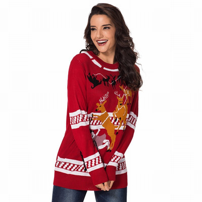 

Round neck long sleeve headband bottoming sweater casual womens sweater