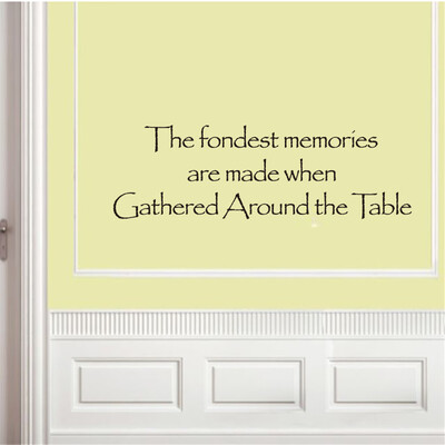 

The Fondest Memories Art Vinyl Mural Home Room Decor Wall Stickers Removable