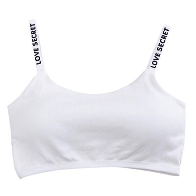 

Lady Sexy Seamless Removable Padded Bra Casual Letter Print Bra Fitness Breathable Women Bra