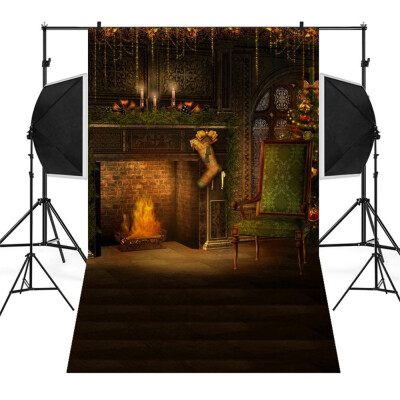 

Tailored Christmas Backdrops Snowman Vinyl 3x5FT Lantern Background Photography Studio