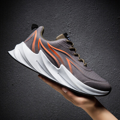 

Mens shoes personality flame white shoes casual mens sports shoes breathable wild tide shoes