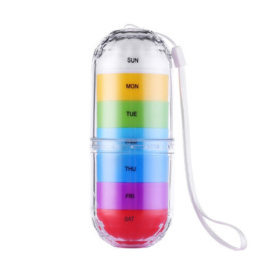 

New Colorful Portable Color Multi-layer Waterproof Seal 7 Grid Kit For Daily Travel