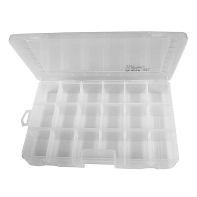 

Penggong Durable Transparent Component Storage Box Plastic Case Organizer
