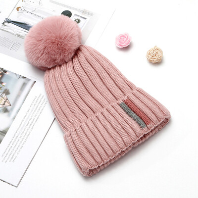 

Tailored Fashion Womens Winter Collar Plus Wild Thick knit Warm Hat