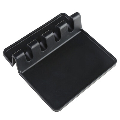 

Silicone Mat Spoon Pad Spatula Placemat Kitchen Cooking Tool Utensil Holder