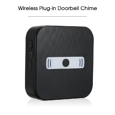 

Wireless Plug-in Doorbell Chime With LED 5 Levels Volume 55 Ringtones Compatible with Visual Doorbell with WiFi Wireless Doorbell