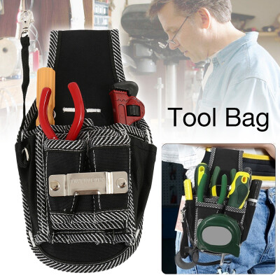 

9-in-1 Drill Screwdriver Utility Kit Holder Top Quality Nylon Fabric Tool Bag Electrician Waist Pocket Tool Belt Pouch Bag