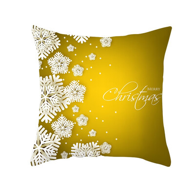 

〖Follure〗Christmas Pillow Case Glitter Polyester Sofa Throw Cushion Cover Home Decor